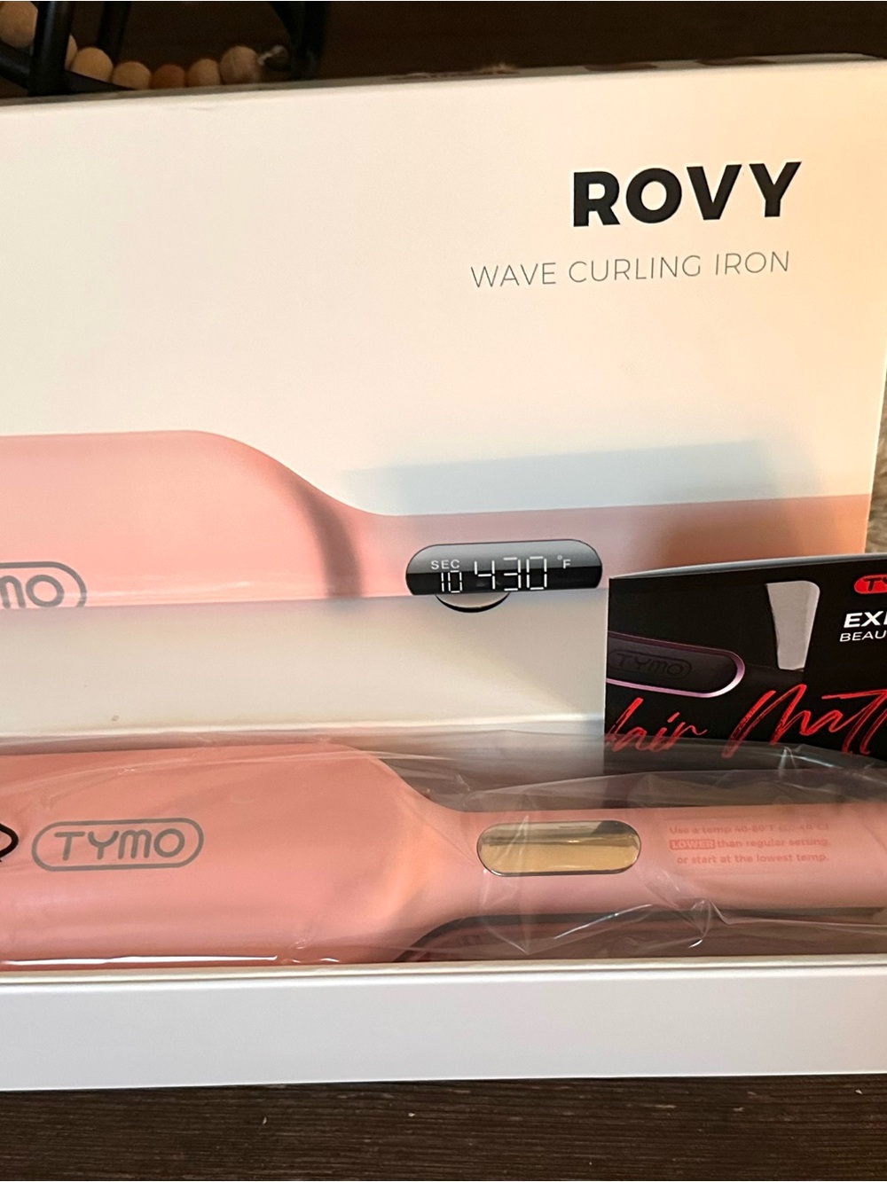 Tymo ROVY Pink Wave Curling Iron